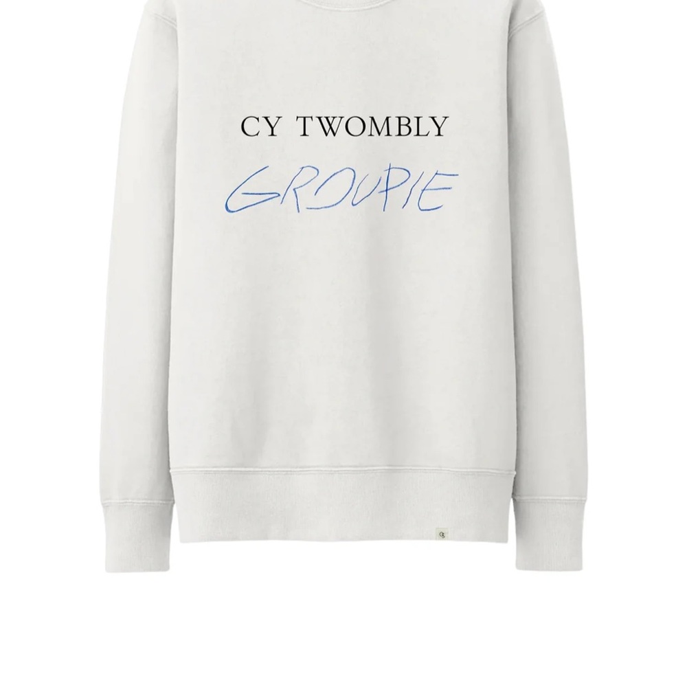 CY TWOMBLY GROUPIE ULTRA HEAVYWEIGHT CREWNECK OUTSIDER SUPPLY